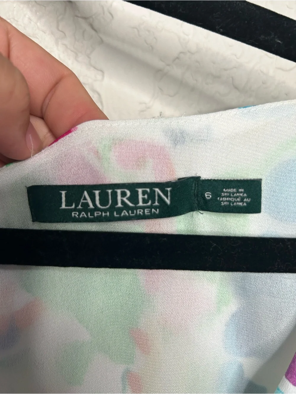 Lauren Ralph Lauren Colorful Paisley Faux Wrap Sleeveless Dress Size 6 - Picture 5 of 9